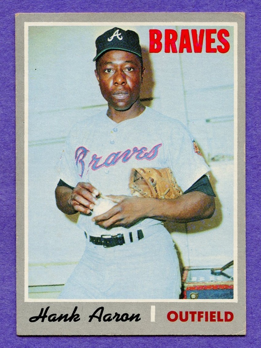 1970 Topps Hank Aaron #500 Braves Centered VG-EX