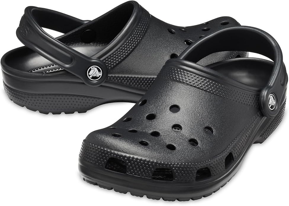 Black Crocs Classic Clog Unisex Men's Women's Slip On Water Shoes Sandals Black Crocs Classic Clog Unisex Men's Women's Slip On Water Shoes Sandals