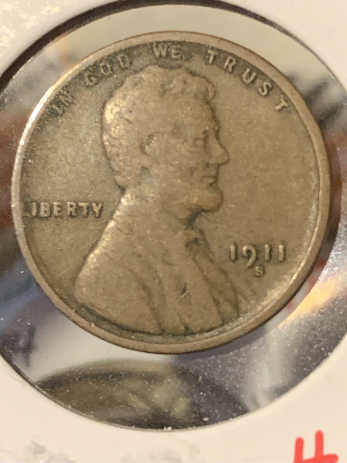 1911-S Lincoln Wheat Penny — Low Mintage Semi-Key Date (San Francisco Mint) #2 1911-S Lincoln Wheat Penny — Low Mintage Semi-Key Date (San Francisco Mint) #2