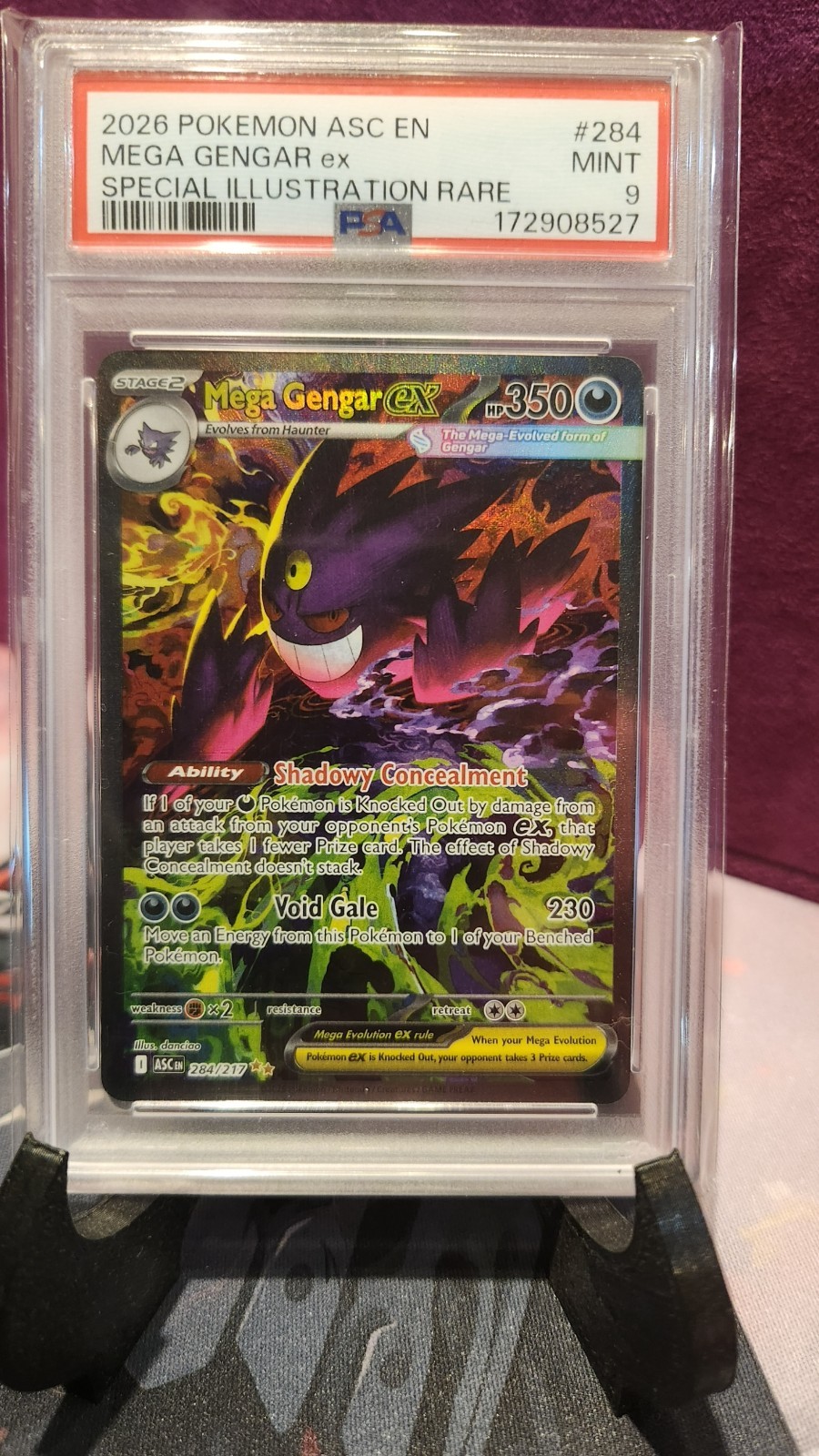 Mega Gengar ex 284/217 SIR Ascended Heroes Pokémon TCG