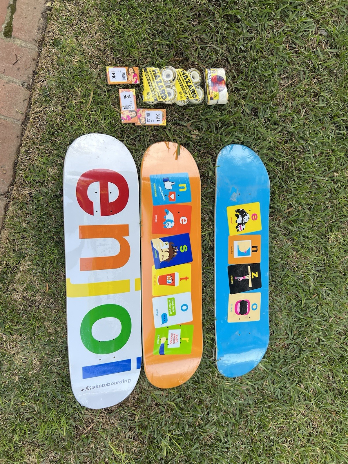 vintage enjoi skateboard deck Lot