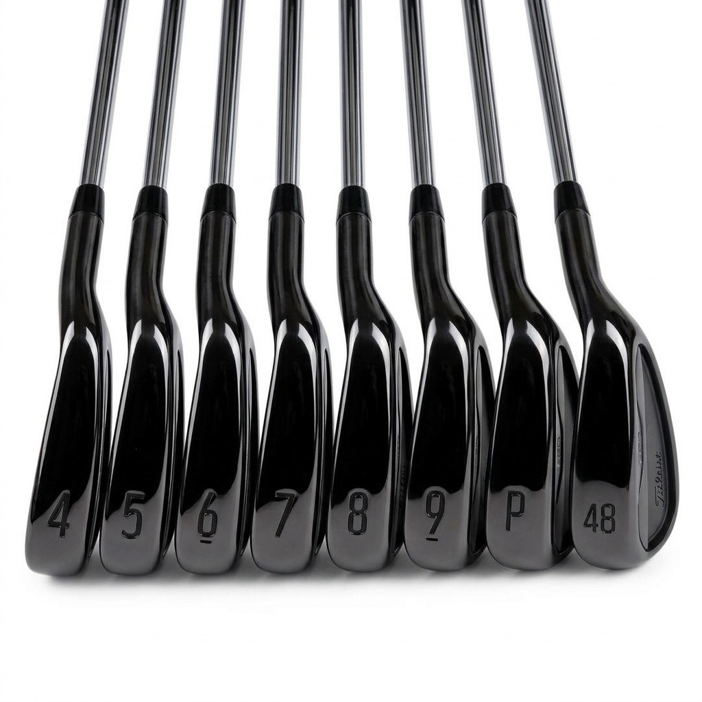Titleist T200 Black Iron Set 4-PW+48 Wedge Customizable Shaft Stiff/Regular NEW