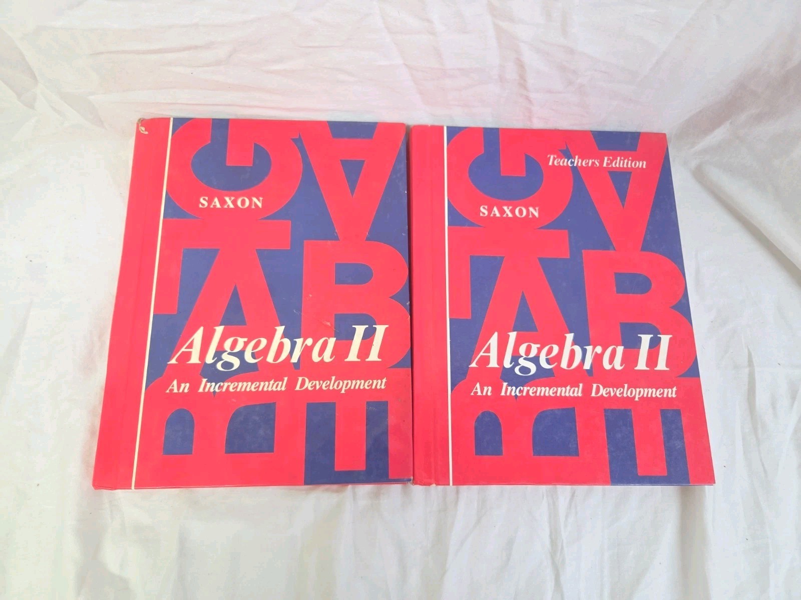 Saxon Algebra 2 Set: Student + Teacher Edition Vintage - VERY GOOD - RARE Saxon Algebra 2 Set: Student + Teacher Edition Vintage - VERY GOOD - RARE