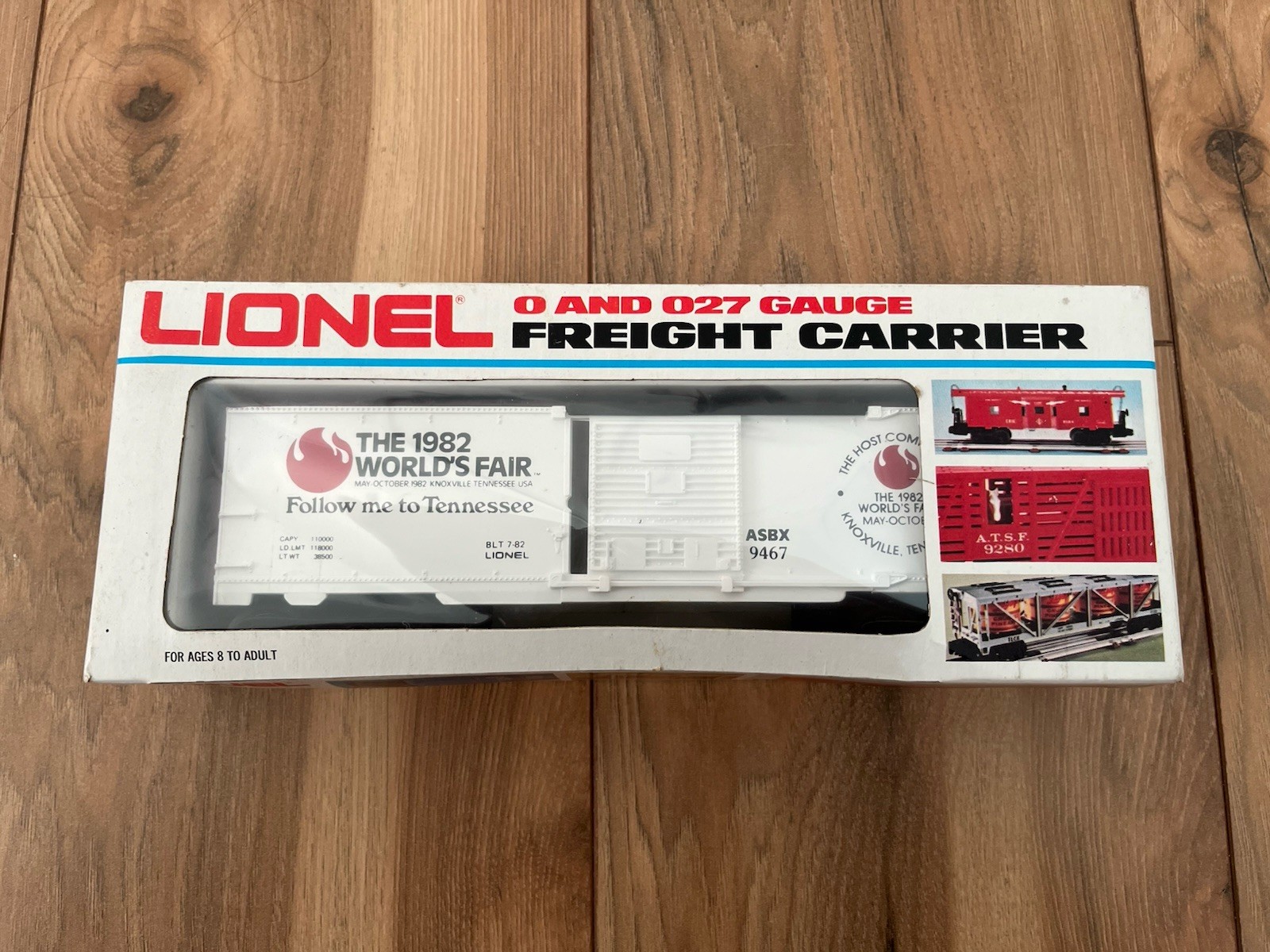 Lionel 6-9467 O Gauge Worlds Fair Car Boxcar EX/Box New Old Stock 1982