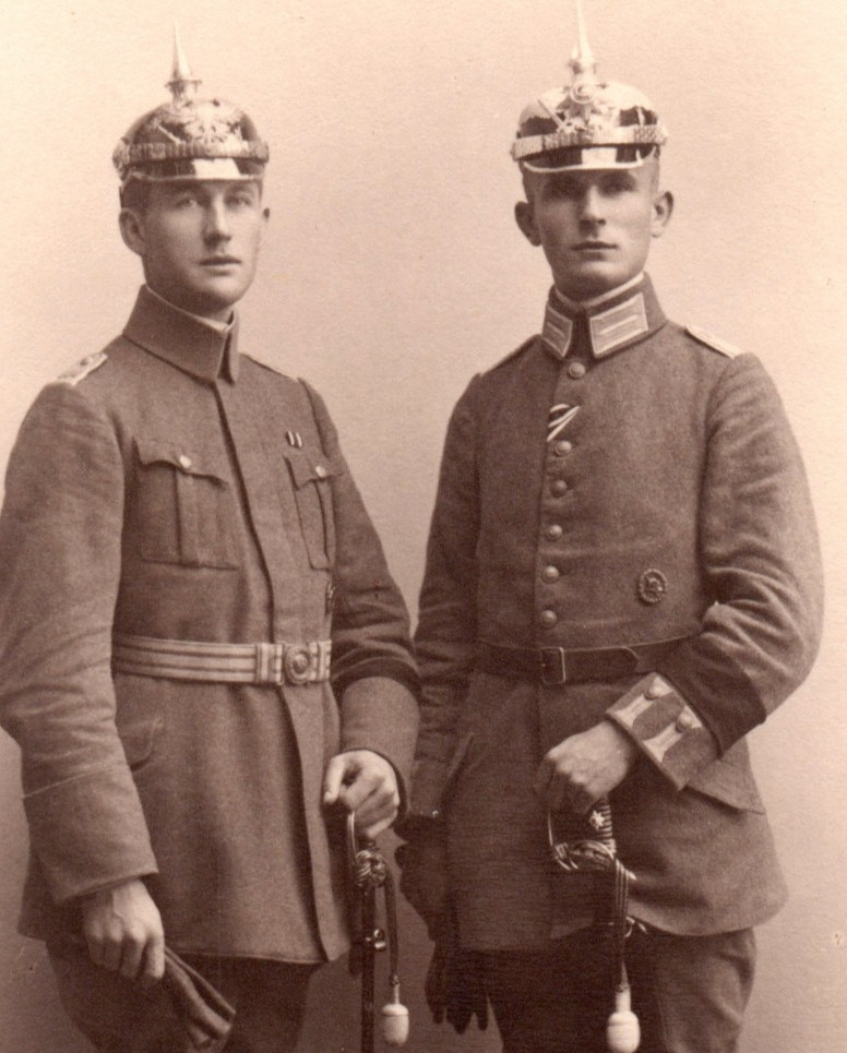 WWI German Wound Badge Sword Helmet Army Soldier Real Photo Postcard RPPC