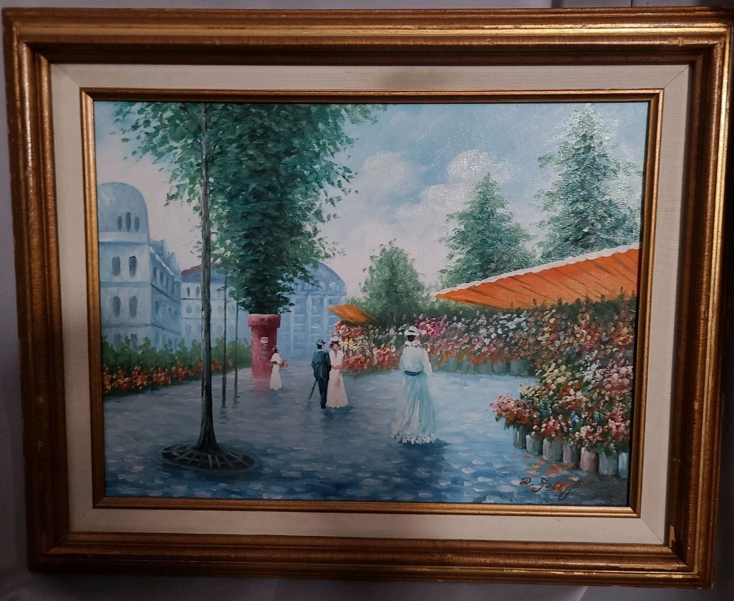 Vintage 20th century Oil Painting  21  x 17in 🔥