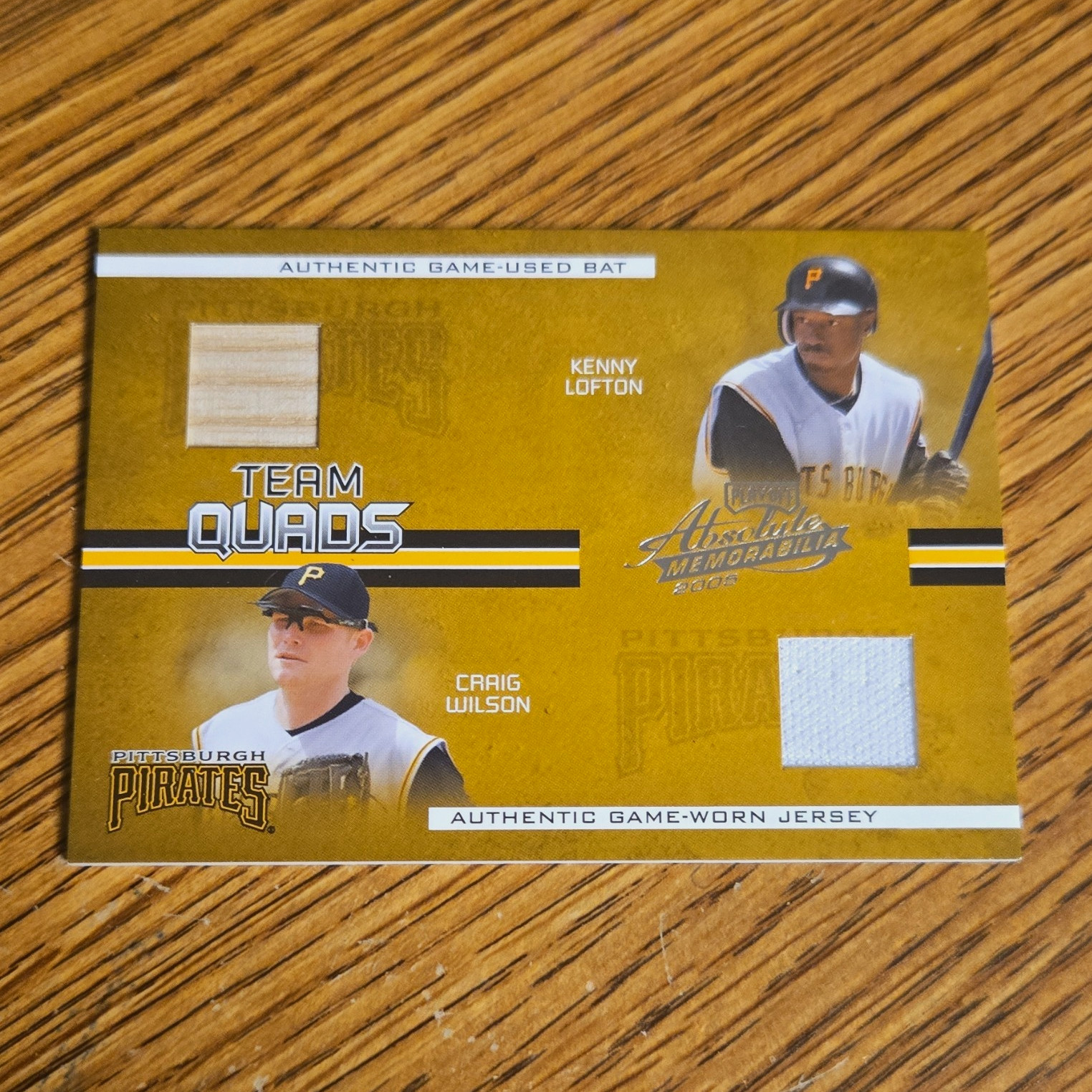Donruss/Playoff 2005 Absolute Memorabilia Team Quads #TQ-63 Pirates /150 MEM Donruss/Playoff 2005 Absolute Memorabilia Team Quads #TQ-63 Pirates /150 MEM