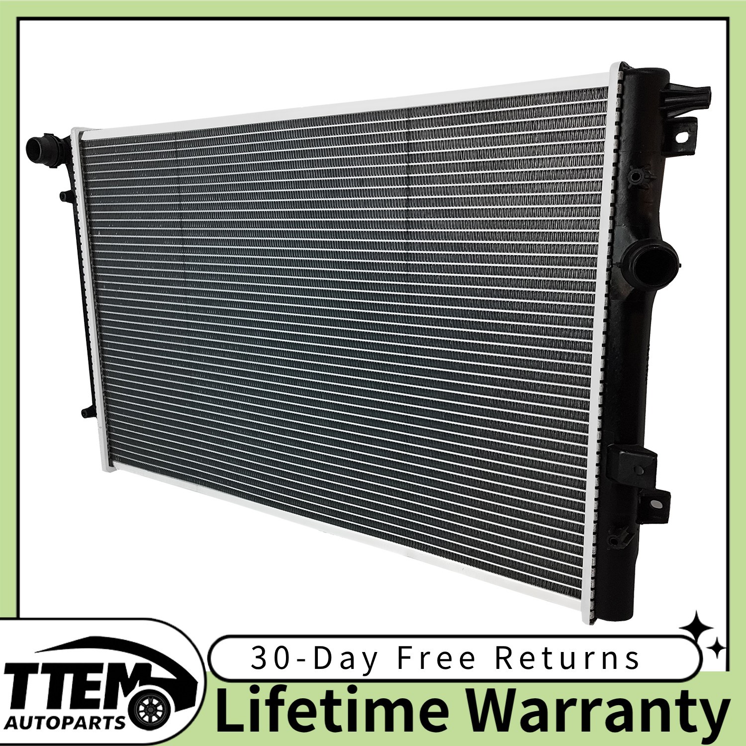 13272 Radiator Fit 2009-2016 2010 2011 2012 13 VW Tiguan 1.4L 2.0L Aluminum Core