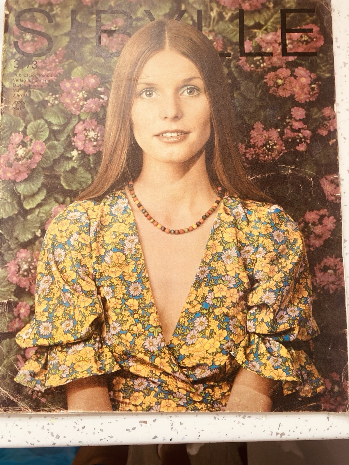 Vintage German Magazine Retro Illustrated Fashion Sybille 