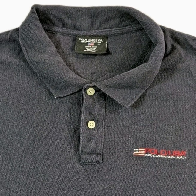 Polo Ralph Lauren Polo Shirt Men\'s Sz XL Vtg 90\'s Golf USA Preppy 