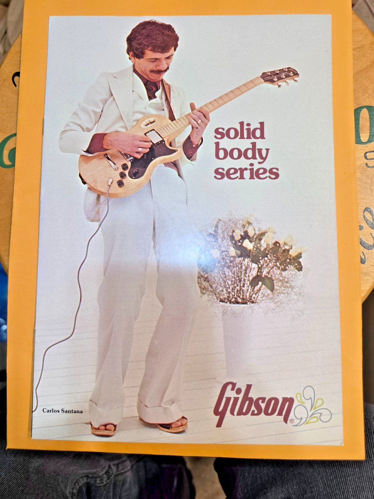 Rare Vintage Gibson Solid Body Guitar Dealer Catalog Booklet 1978 - Santana Rare Vintage Gibson Solid Body Guitar Dealer Catalog Booklet 1978 - Santana