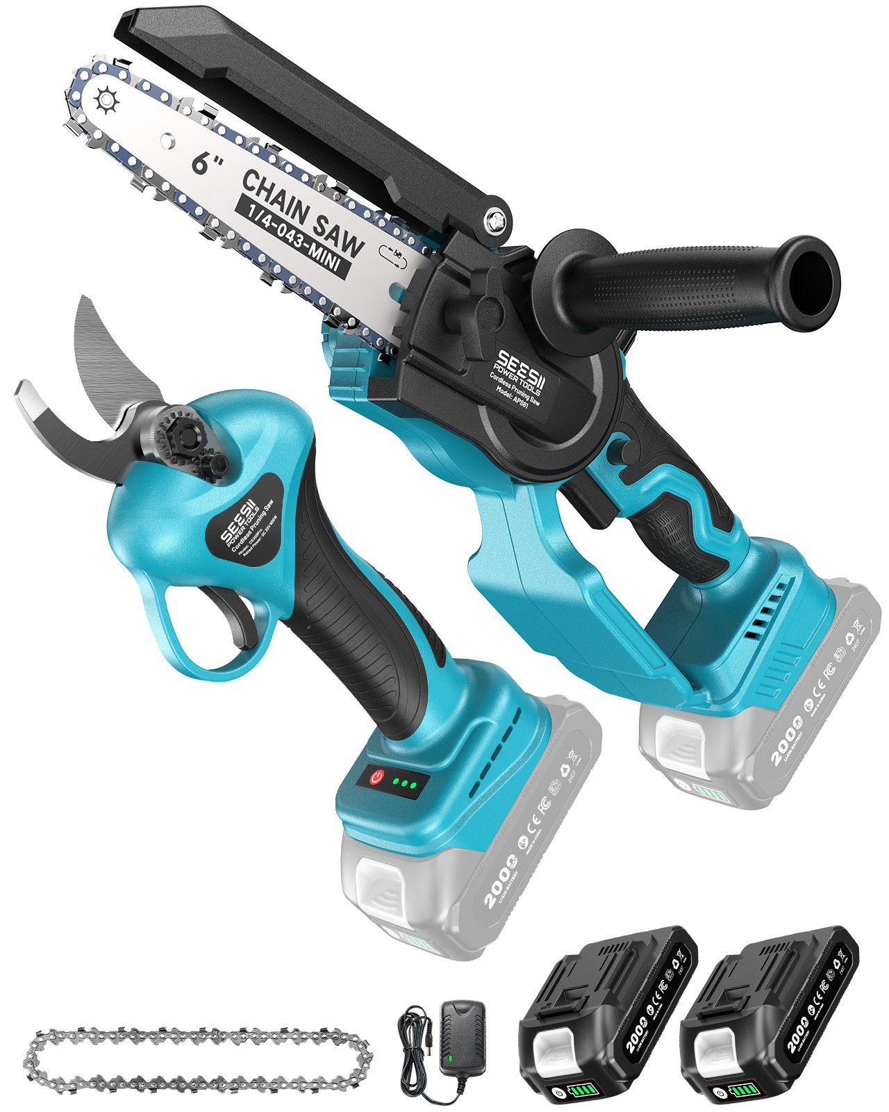 SEESII 2- in 1 Chainsaw & Pruning Shears: 6 SEESII 2- in 1 Chainsaw & Pruning Shears: 6
