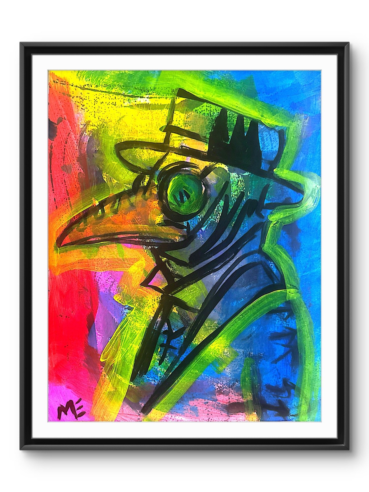 ME Original 14x11 Paper Art Plague Doctor Signed Paper Art #halloweenart ME Original 14x11 Paper Art Plague Doctor Signed Paper Art #halloweenart