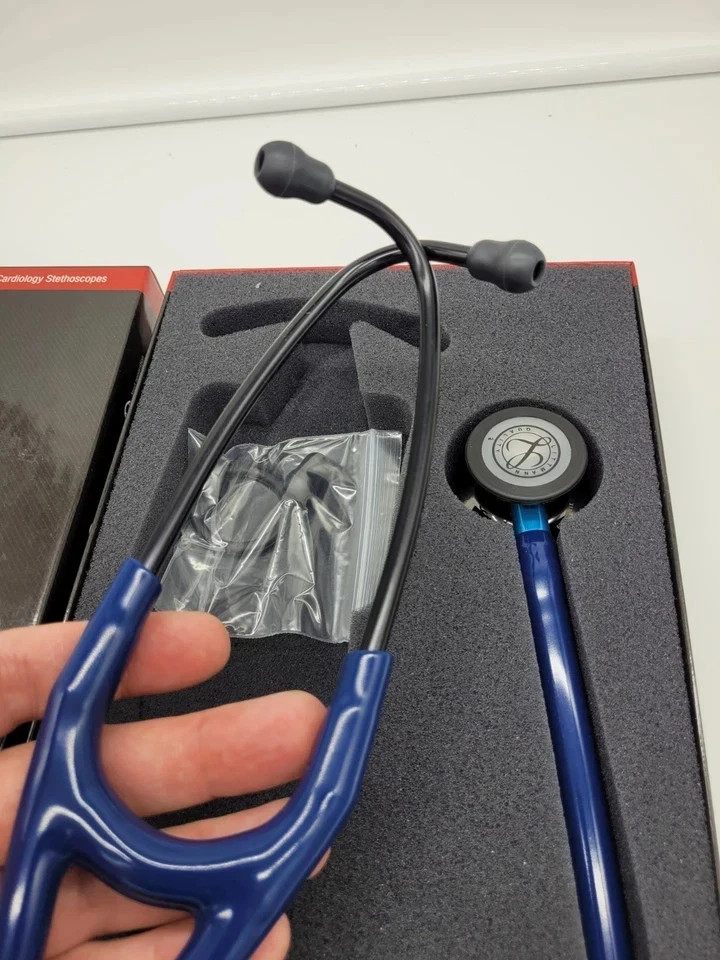 3M Littmann Cardiology IV Stethoscope, 6165, Blue-Black Chestpiece Black 27 3M Littmann Cardiology IV Stethoscope, 6165, Blue-Black Chestpiece Black 27