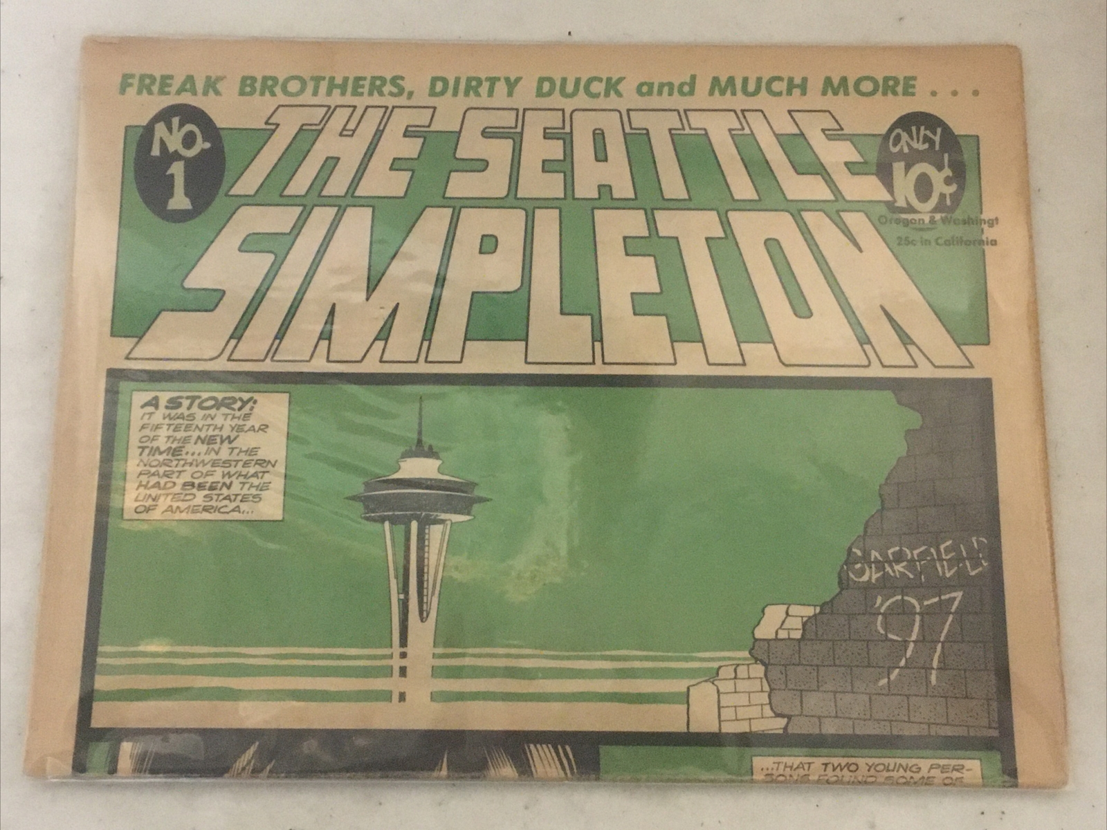 Rare 1975 The Seattle Simpleton Volume 1 Number 1 Oregon, Washington, California