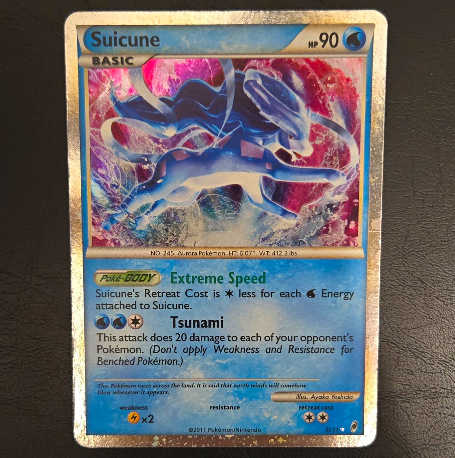 Suicune (Shiny) SL11 Call of Legends Holo