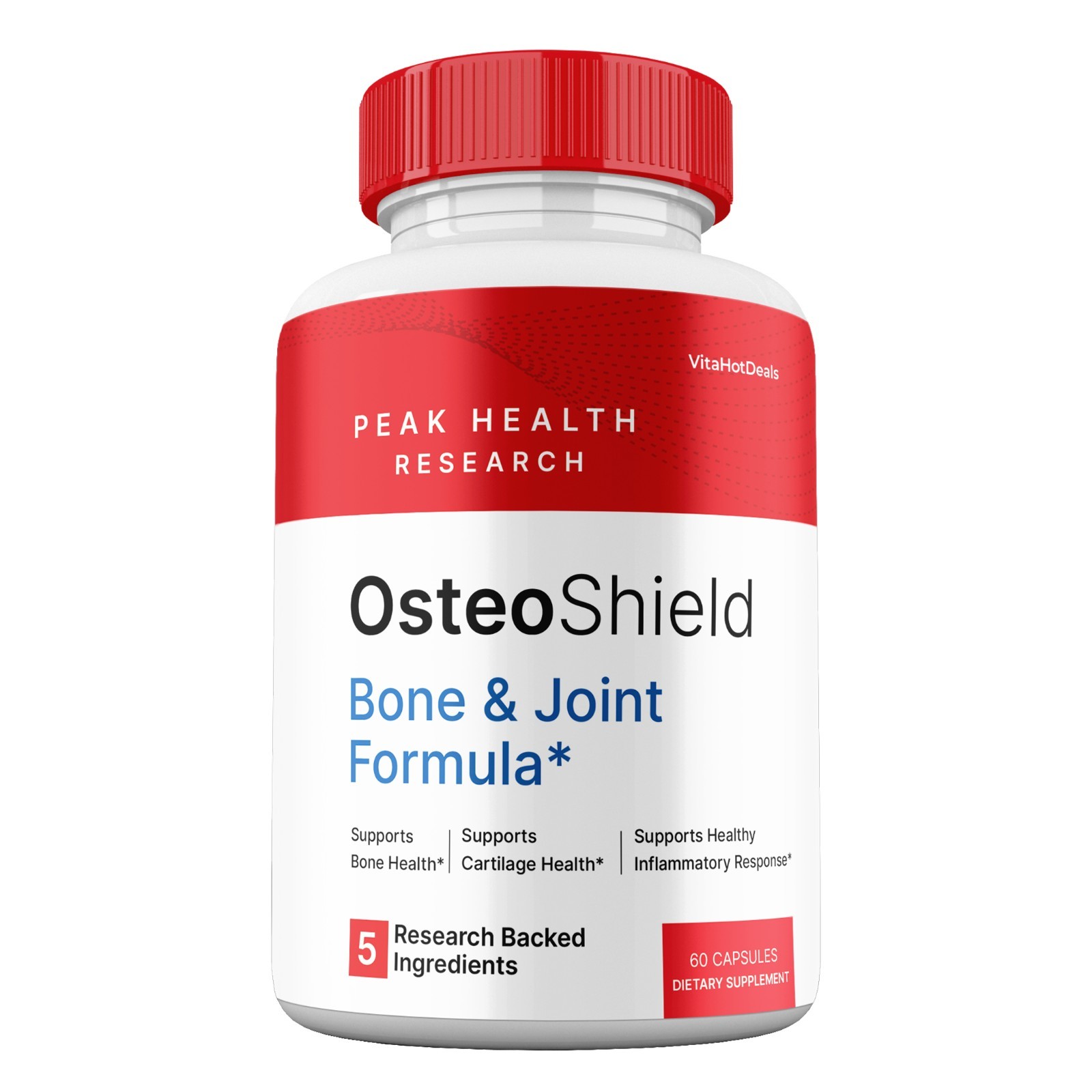 OsteoShield Capsules, Max Strength Formula for Bone & Joint Support (1 Pack) OsteoShield Capsules, Max Strength Formula for Bone & Joint Support (1 Pack)
