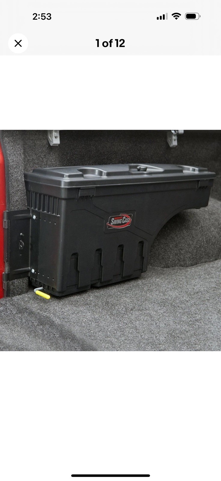 UnderCover SC300D Swing Case Truck Bed Toolbox Drivers Side