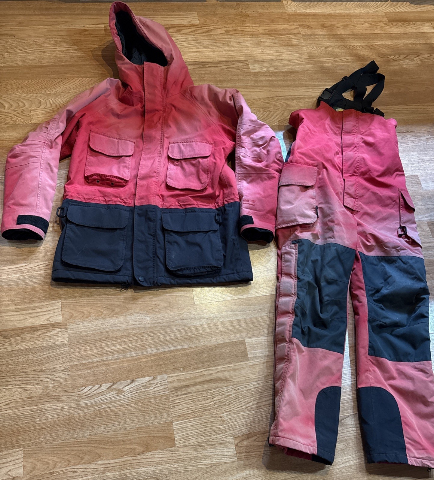 Cabela’s Guidewear Gore-Tex Set Bibs Pants/Coat Sz Med/Reg Ultra Thinsulate/Rain