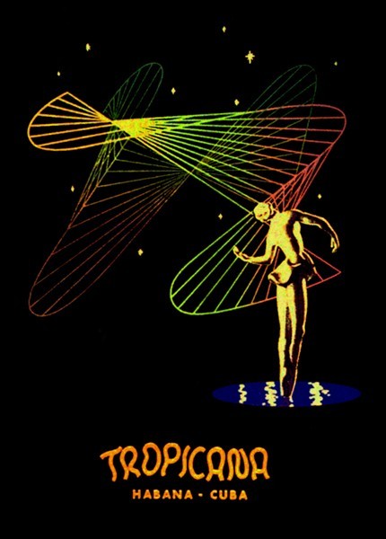 Tropicana - 1955 - Havana Cuba - Promotional Advertising Magnet Tropicana - 1955 - Havana Cuba - Promotional Advertising Magnet
