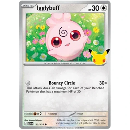 Igglybuff 120/128 30th Celebration Holo