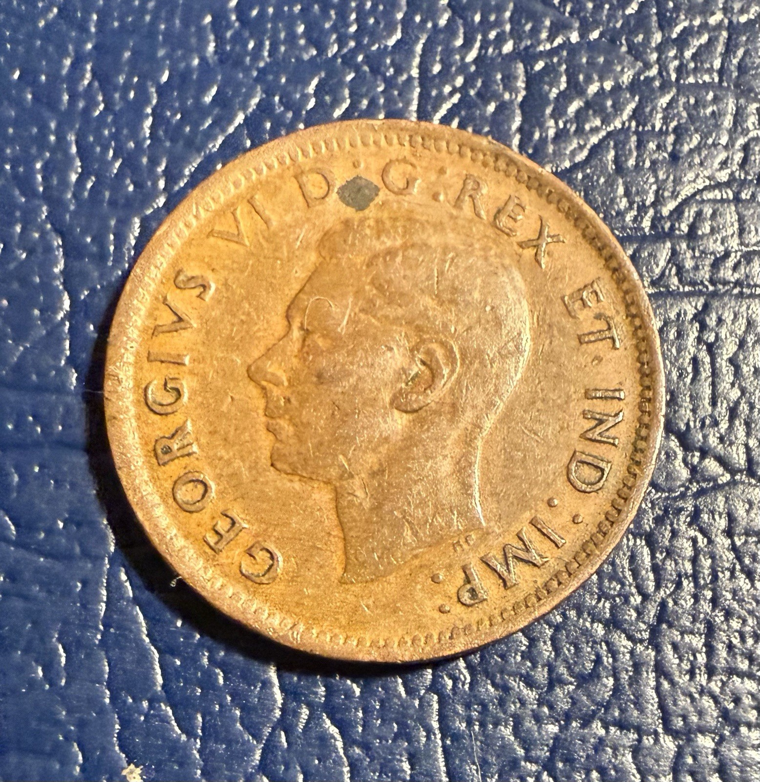 1946 Canadian Penny * King George VI and Maple Leaf *
