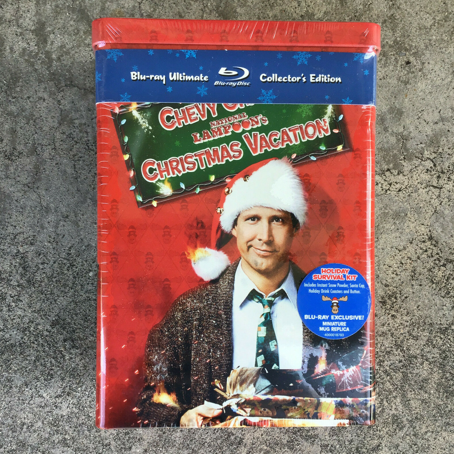 Sealed National Lampoon's Christmas Vacation Ultimate Collector (Blu-ray) Tin Sealed National Lampoon's Christmas Vacation Ultimate Collector (Blu-ray) Tin