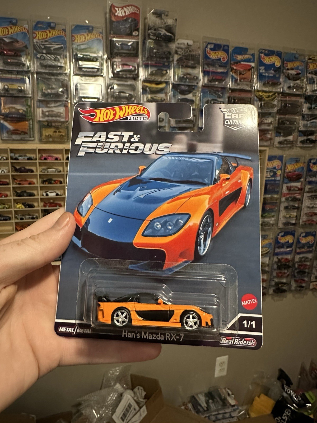 Hot Wheels Premium CUSTOM Fast Furious Tokyo Drift Hans Mazda Rx7 VeilSide 1/64 Hot Wheels Premium CUSTOM Fast Furious Tokyo Drift Hans Mazda Rx7 VeilSide 1/64