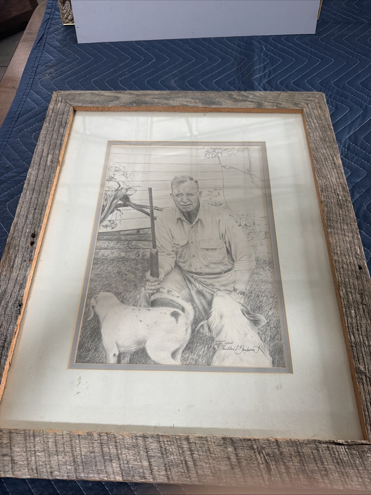 Framed Willard Gay heart Print 1/50 Framed Willard Gay heart Print 1/50