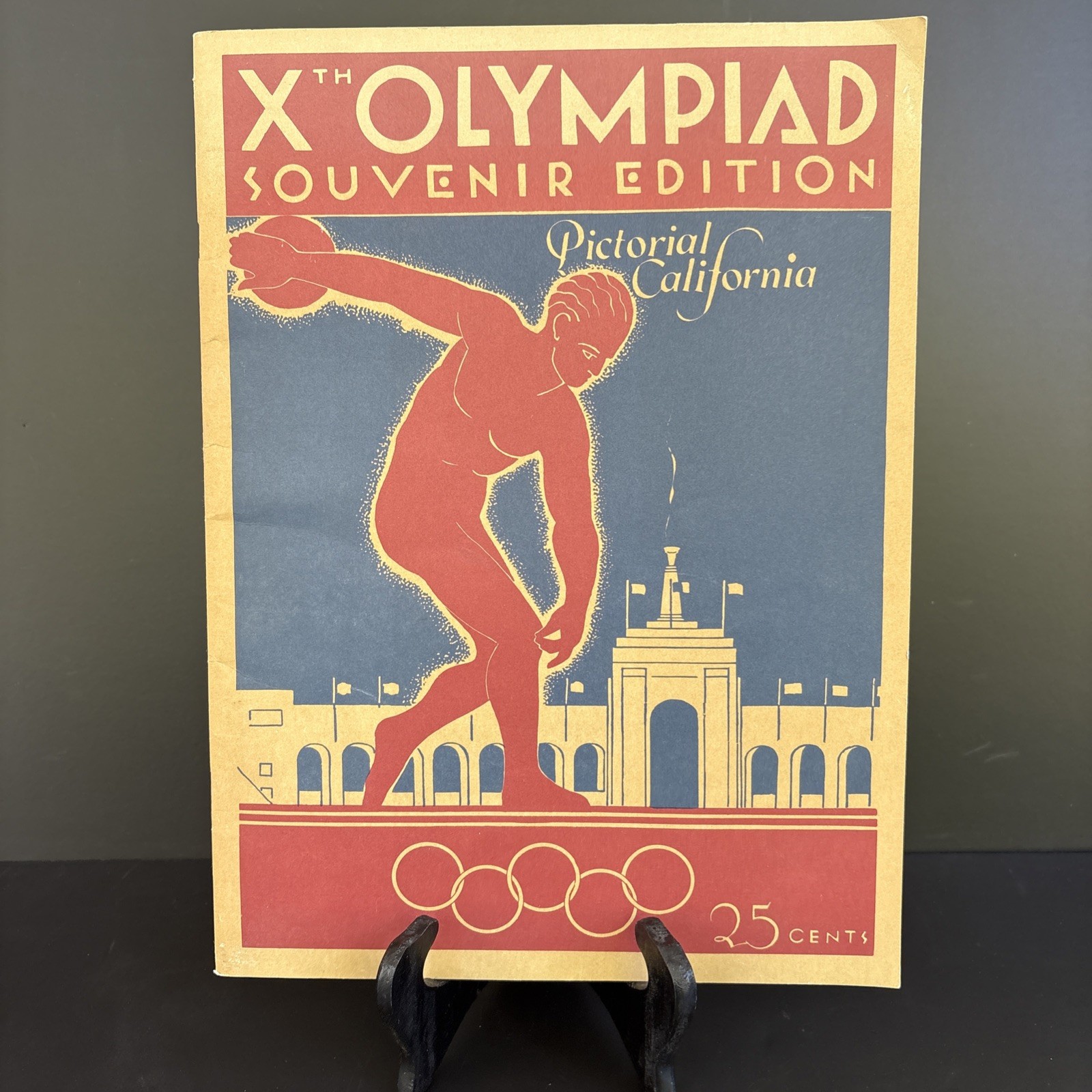 Vtg 30s Pictorial California and the Pacific: Xth Olympiad Souvenir Edition Book Vtg 30s Pictorial California and the Pacific: Xth Olympiad Souvenir Edition Book