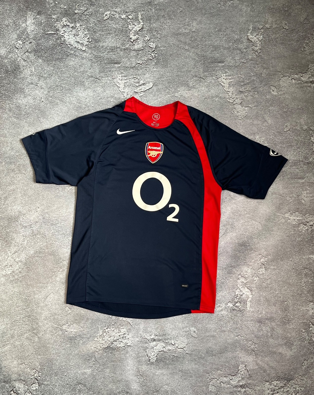 Vintage 2004-2005 Nike Total 90 Arsenal Jersey Shirt Small Size