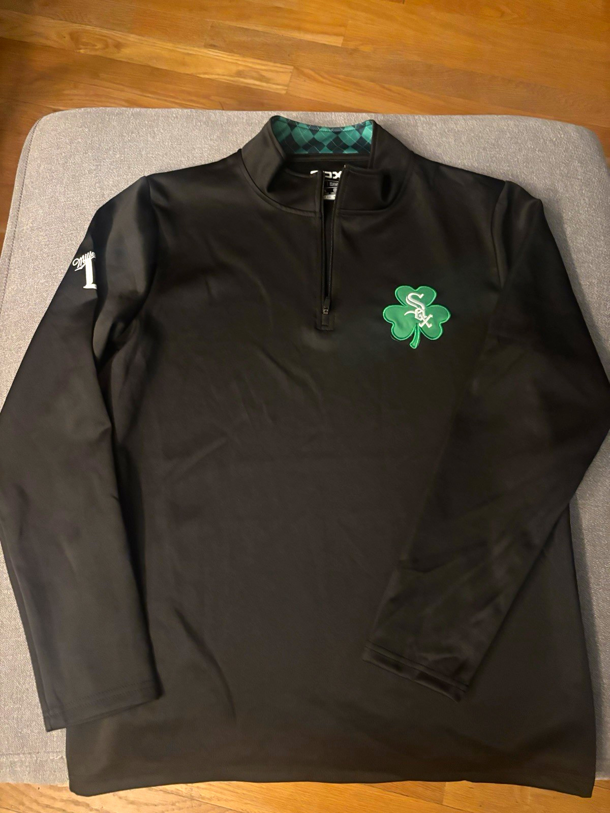 Chicago White Sox Irish Quarter Zip SGA Giveaway 9-19-26 SIZE MEDIUM Chicago White Sox Irish Quarter Zip SGA Giveaway 9-19-26 SIZE MEDIUM