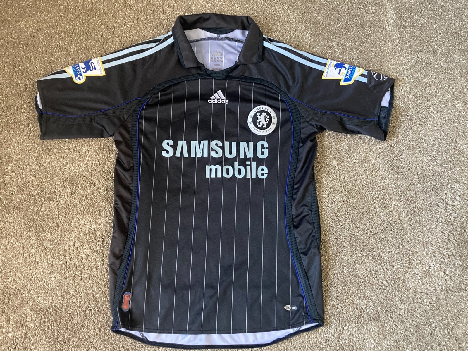 Adidas Chelsea FC Vintage 2006-07 Shevchenko #7 Black Away Men's Jersey Size M Adidas Chelsea FC Vintage 2006-07 Shevchenko #7 Black Away Men's Jersey Size M