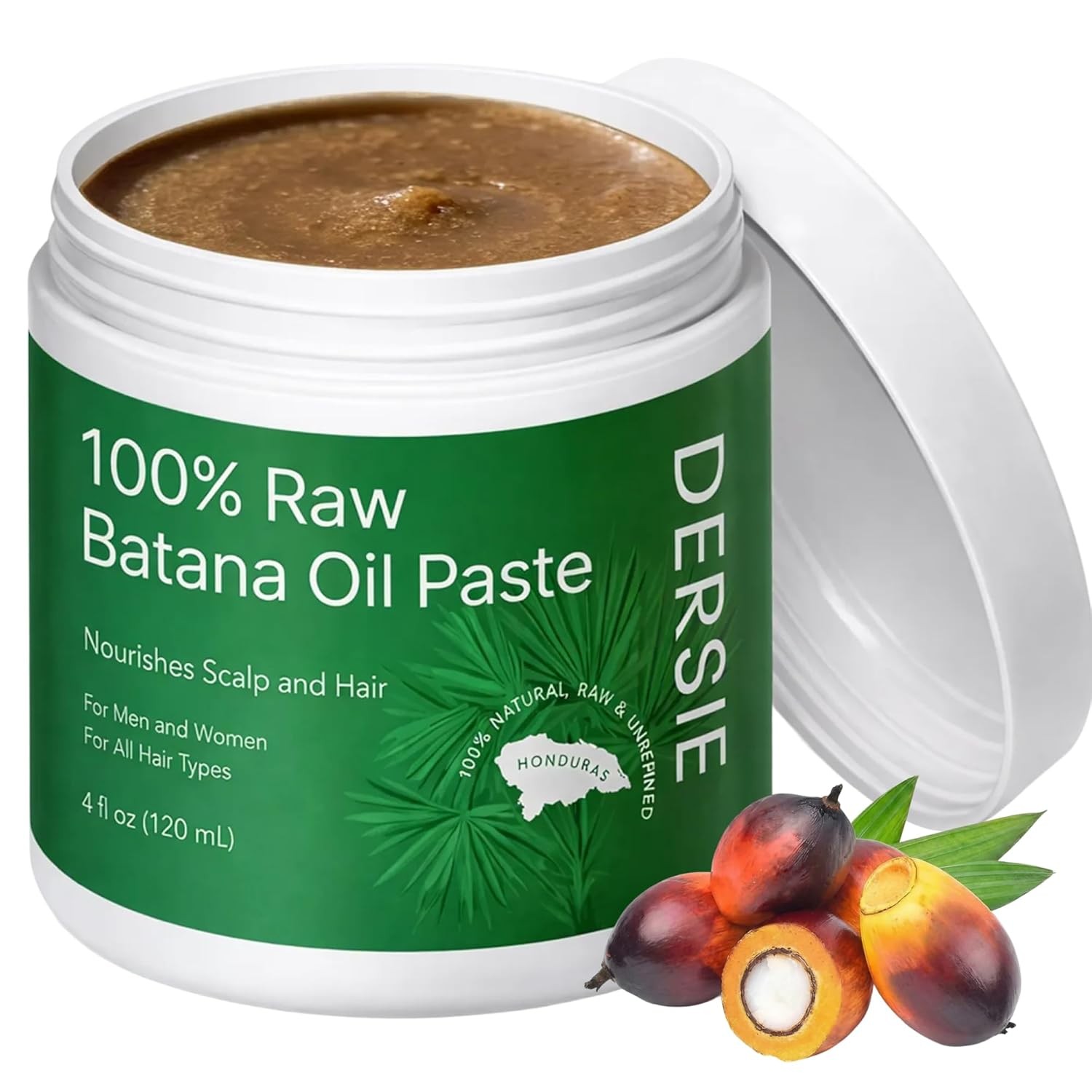 Dersie Batana Oil for Hair Growth, Dr Sebi Organic Raw Batana Oil from Honduras Dersie Batana Oil for Hair Growth, Dr Sebi Organic Raw Batana Oil from Honduras