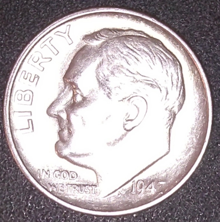 1947-S ROOSEVELT SILVER DIME 10C 1947-S ROOSEVELT SILVER DIME 10C