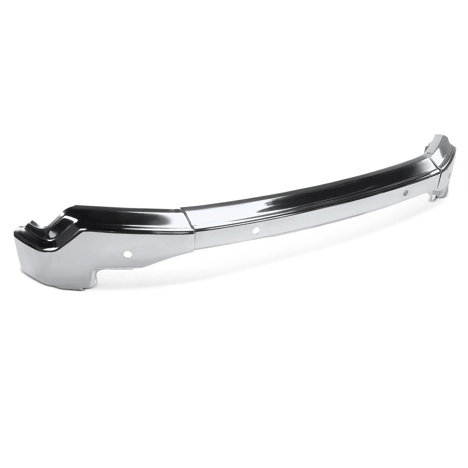 Split Chrome Front Bumper Face Bar w/Fog#Radar Hole For GMC Sierra 1500 2022-25