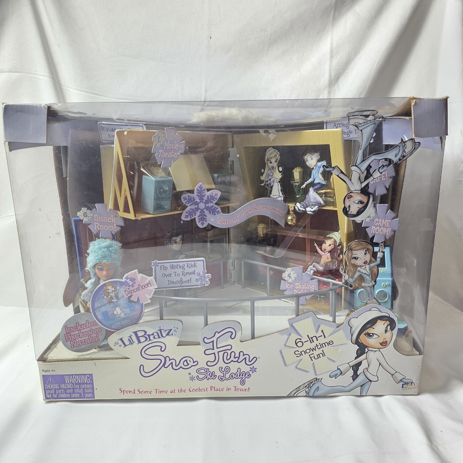 MGA Lil Bratz Sno Fun Ski Lodge NEW - Sealed - Box Wear - Rare - USA Seller MGA Lil Bratz Sno Fun Ski Lodge NEW - Sealed - Box Wear - Rare - USA Seller