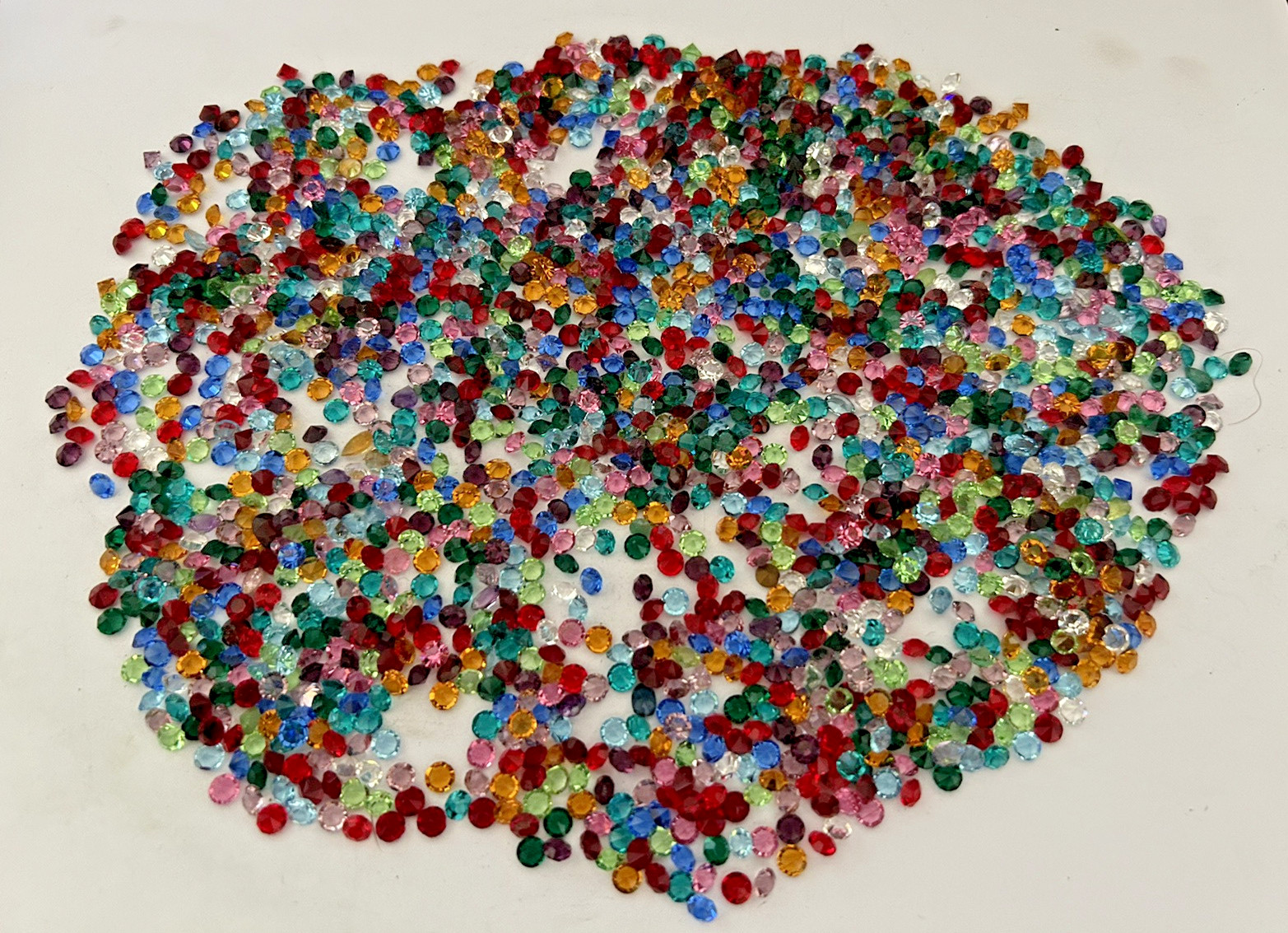 200 Vintage Crystal 4mm. To 5mm. Rhinestones GREAT DEAL 