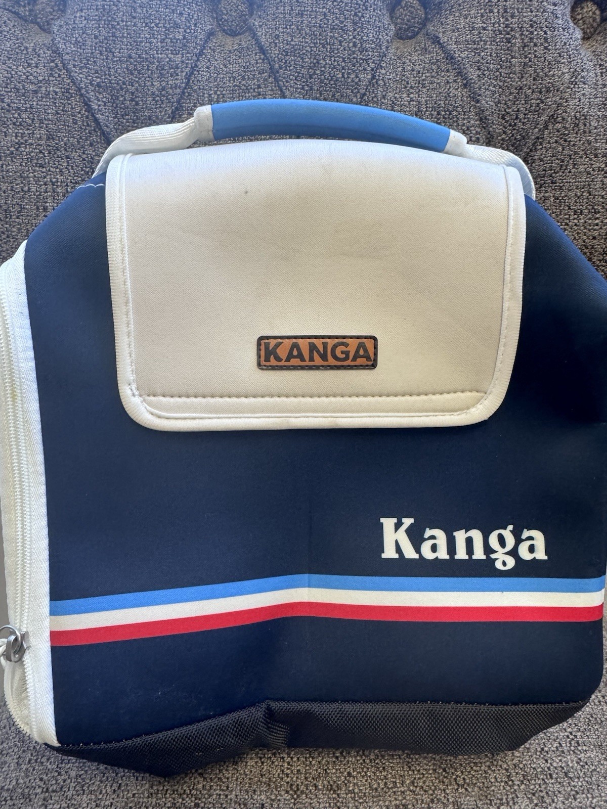 Kanga Insulated Cooler 12-Pack Kase Mate Retro Race 12x9\ Kanga Insulated Cooler 12-Pack Kase Mate Retro Race 12x9\