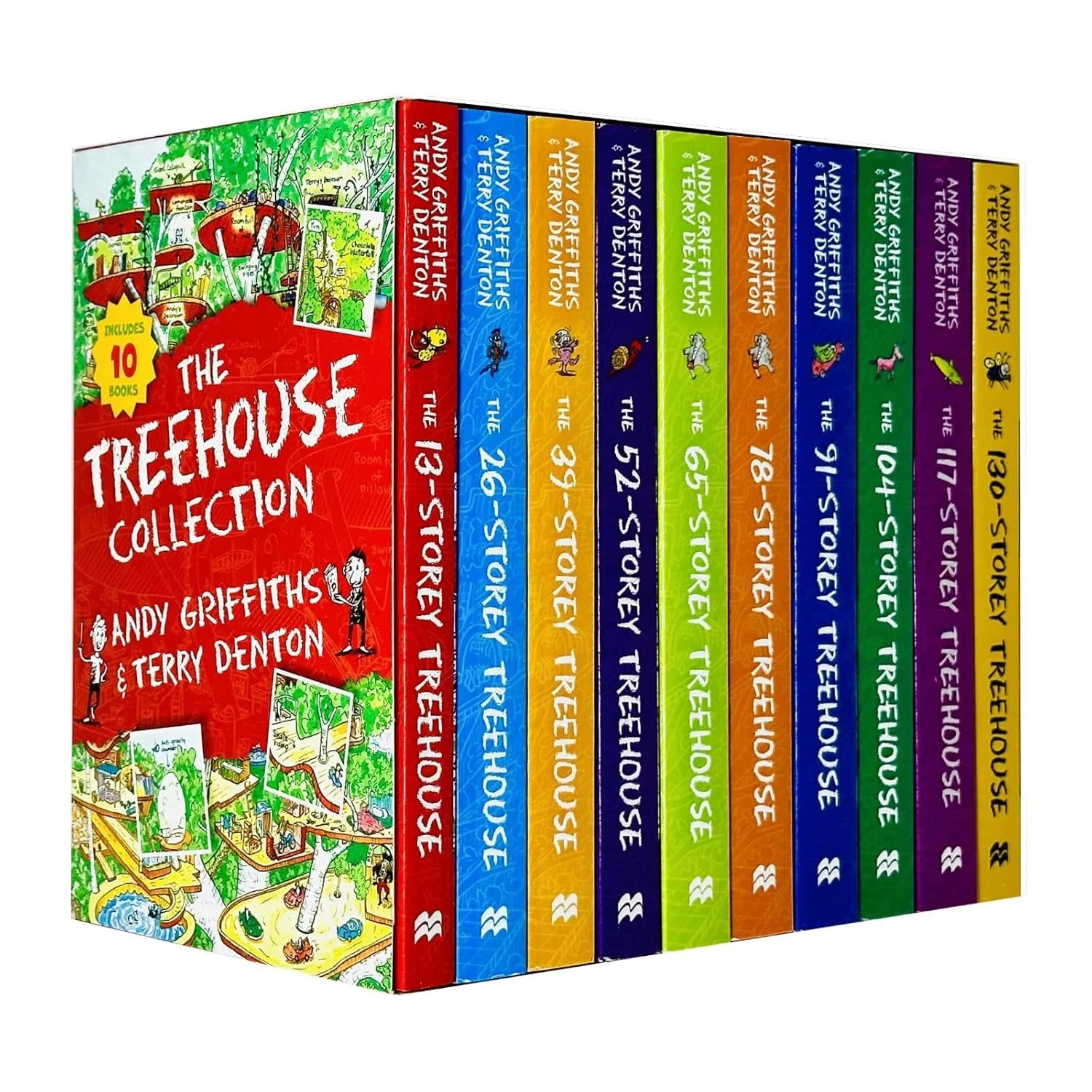 The Treehouse Series 1-10 Collection Set by Andy Griffiths Terry Denton NEW