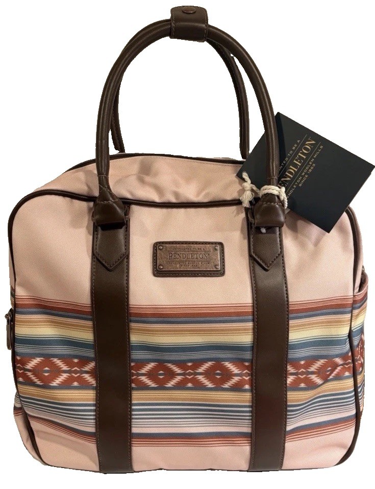 Pendleton Southwest Print Rose Cloud Weekender Travel Bag Carry-On Limited Pendleton Southwest Print Rose Cloud Weekender Travel Bag Carry-On Limited