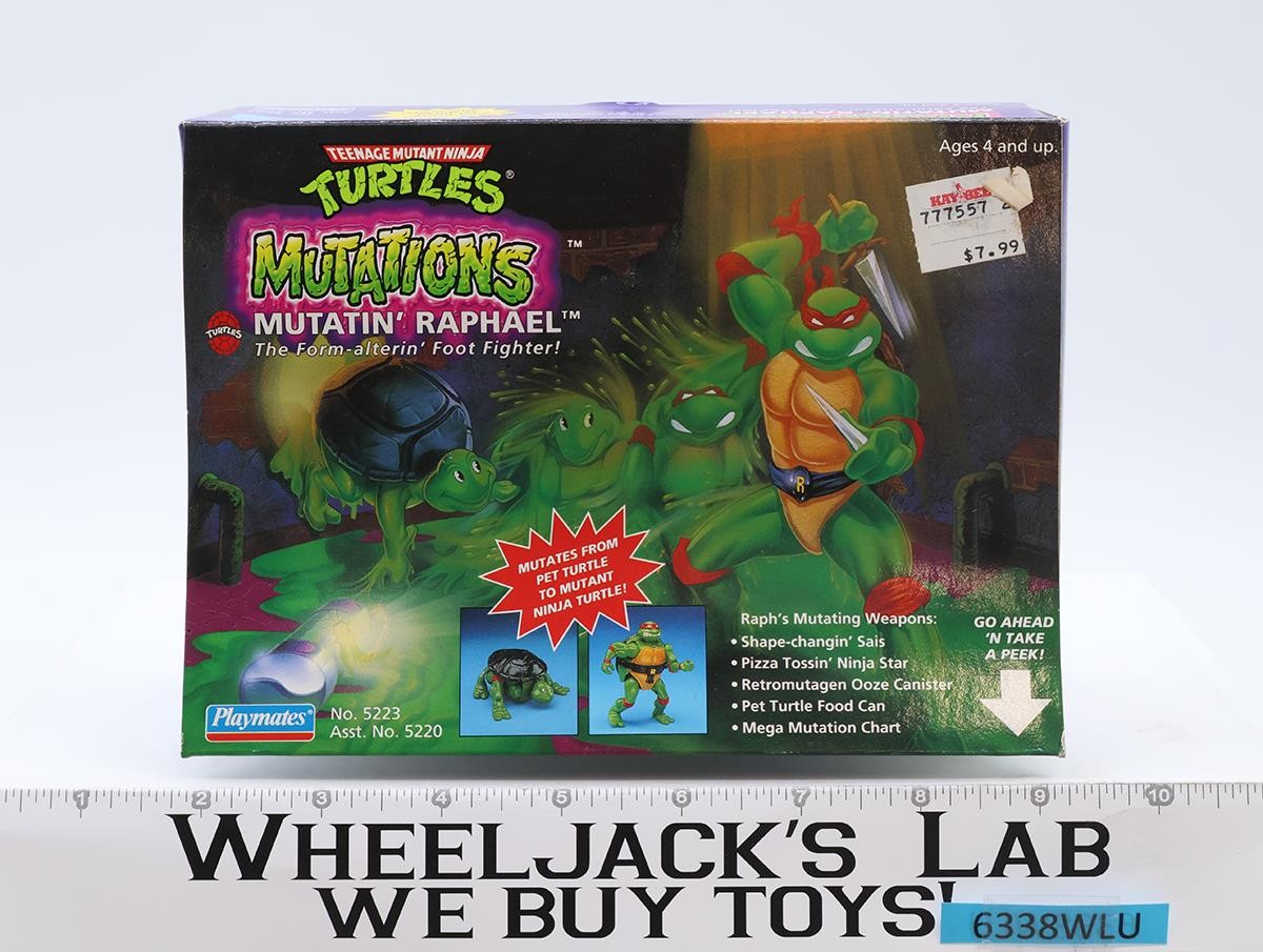 Mutatin' Raphael TMNT Mutations 1992 Playmates Action Figure NEW MISB SEALED Mutatin' Raphael TMNT Mutations 1992 Playmates Action Figure NEW MISB SEALED