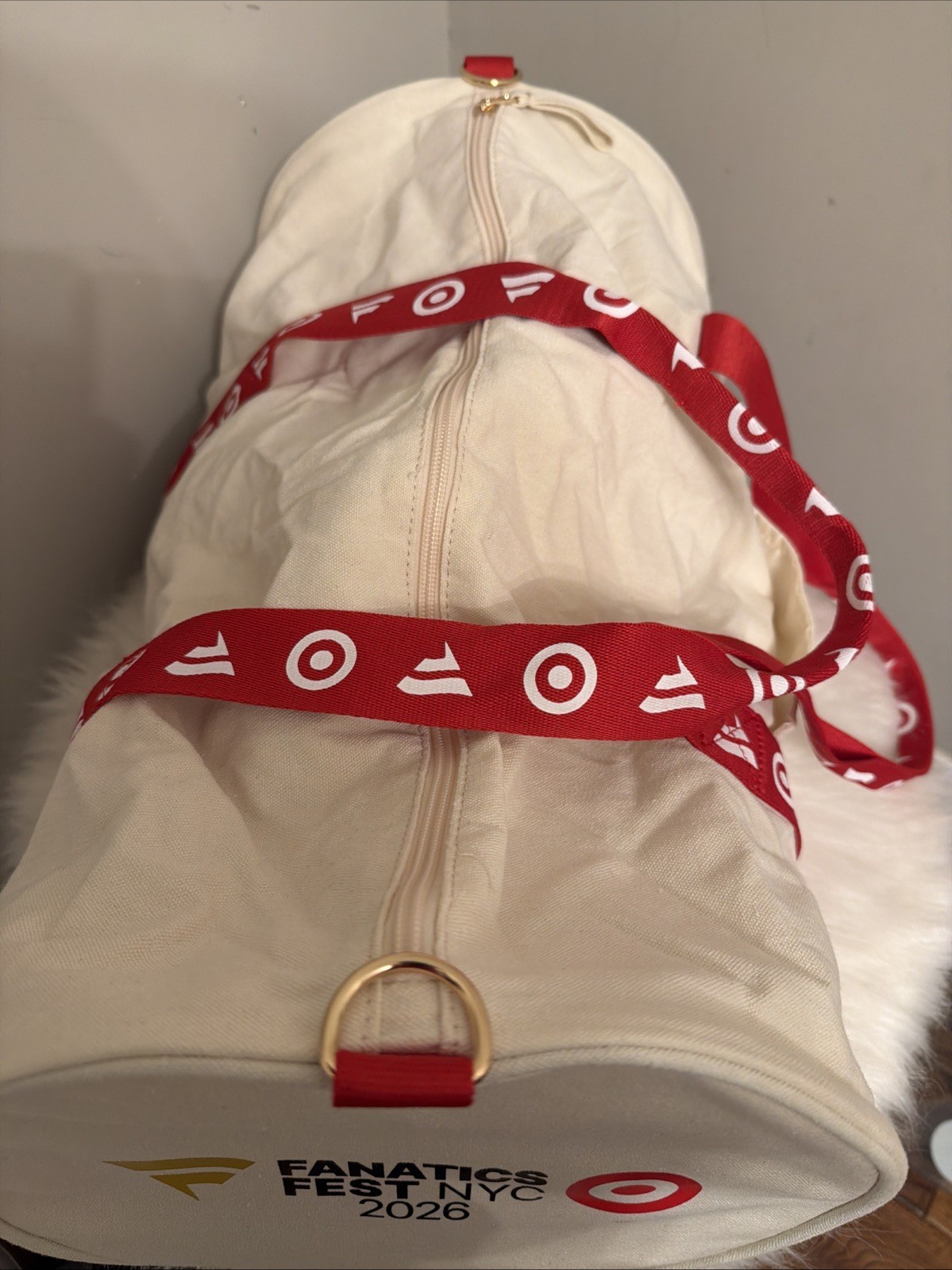 2026 Fanatics Fest NYC Exclusive Target Duffle Bag Limited BRAND NEW 2026 Fanatics Fest NYC Exclusive Target Duffle Bag Limited BRAND NEW