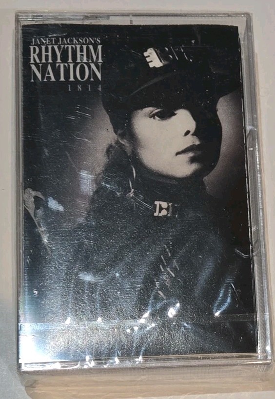 Janet Jackson - Rhythm Nation 1814 - 1989 Cassette Tape - SEALED NEW Janet Jackson - Rhythm Nation 1814 - 1989 Cassette Tape - SEALED NEW