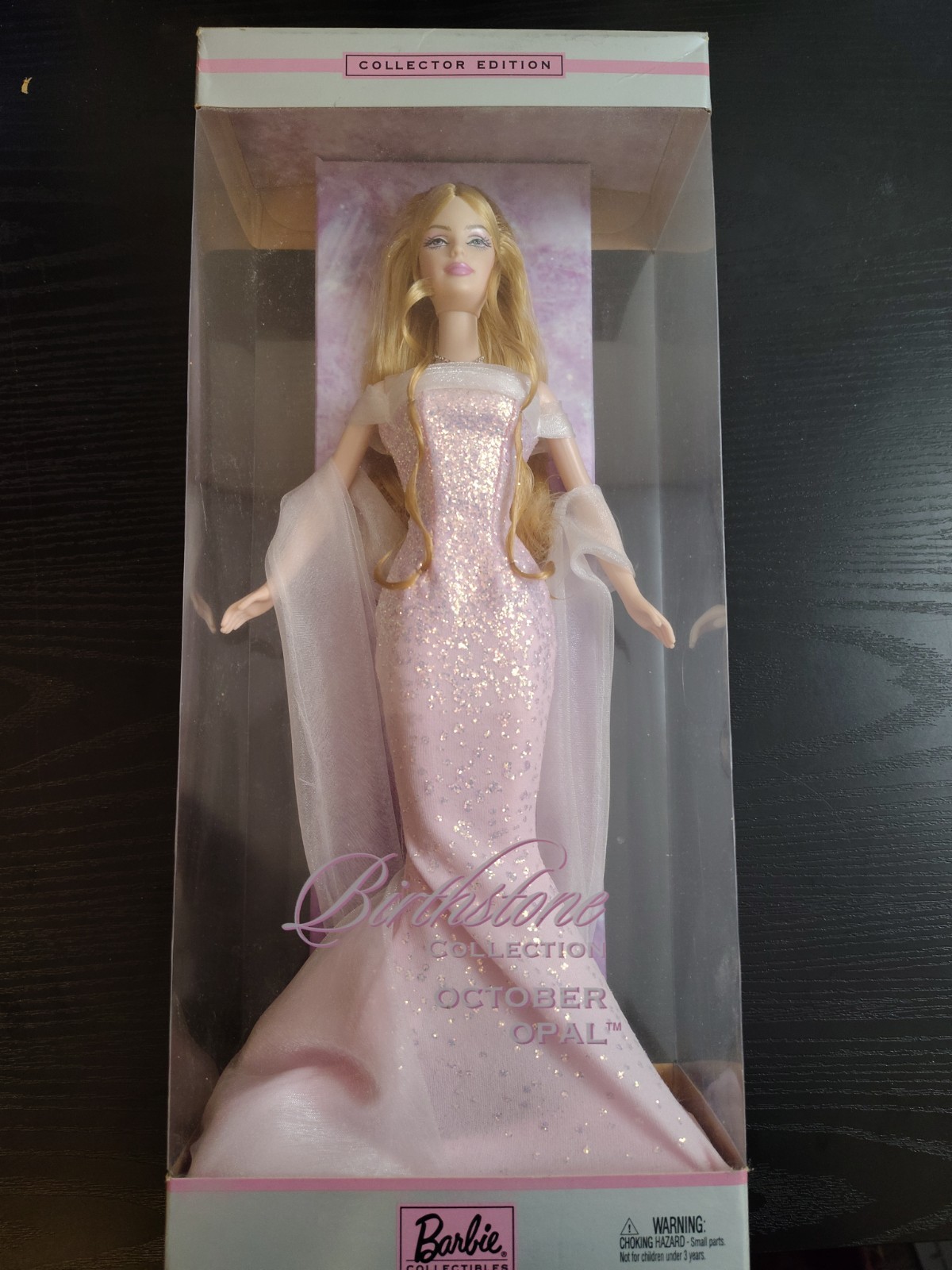 2002 Mattel Birthstone Collector Edition: October Opal Barbie Doll, B2395 - NIB 2002 Mattel Birthstone Collector Edition: October Opal Barbie Doll, B2395 - NIB