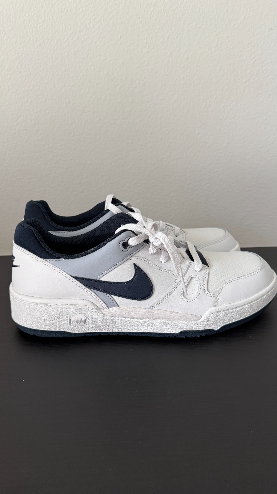 Nike Full Force Low Platinum Tint Dark Obsidian Mens 11 NEW Whit Original Box Nike Full Force Low Platinum Tint Dark Obsidian Mens 11 NEW Whit Original Box