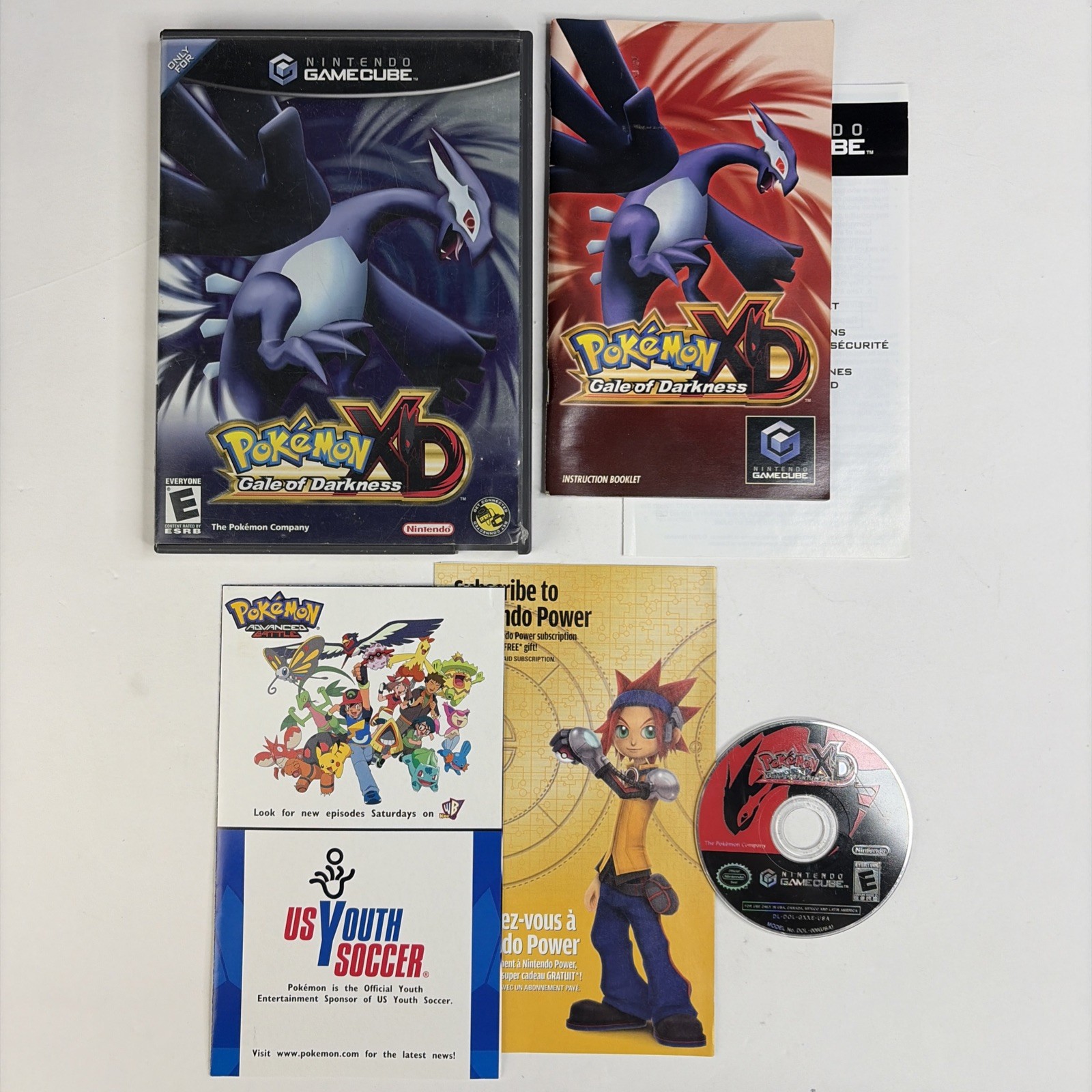 Nice Pokemon XD: Gale of Darkness - (Gamecube) CIB w/ Manual Poster Inserts Nice Pokemon XD: Gale of Darkness - (Gamecube) CIB w/ Manual Poster Inserts