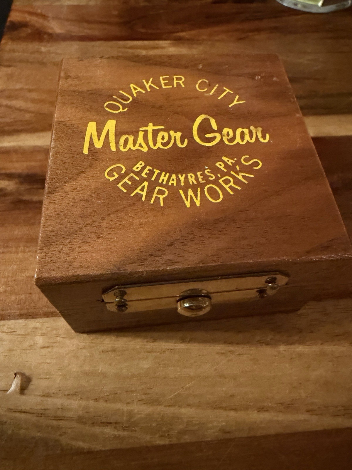 Quaker City Gear Works Master Gear Gage Precision Inspection Gear In Wood Case Quaker City Gear Works Master Gear Gage Precision Inspection Gear In Wood Case