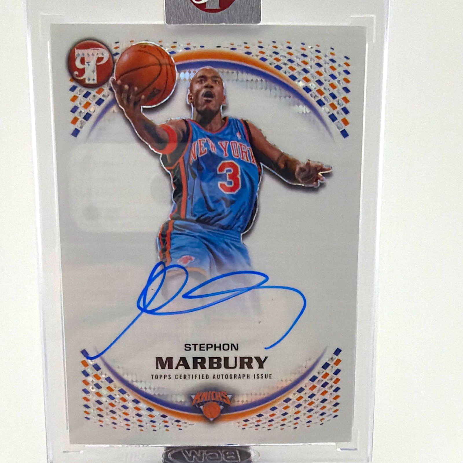 Panini 2019-20 Spectra Icons Autographs Stephon Marbury Knicks PA-SM Panini 2019-20 Spectra Icons Autographs Stephon Marbury Knicks PA-SM