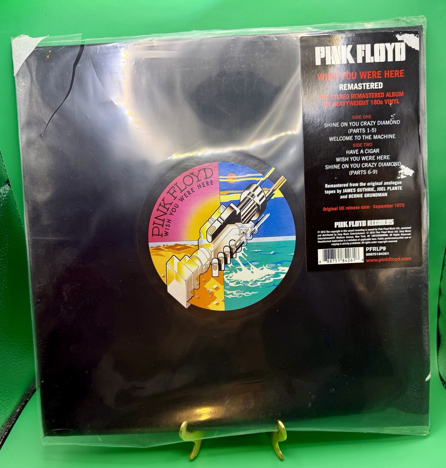 Pink Floyd - Wish You Were Here 2016 Remaster 180g Vinyl LP PFRLP9 New Sealed